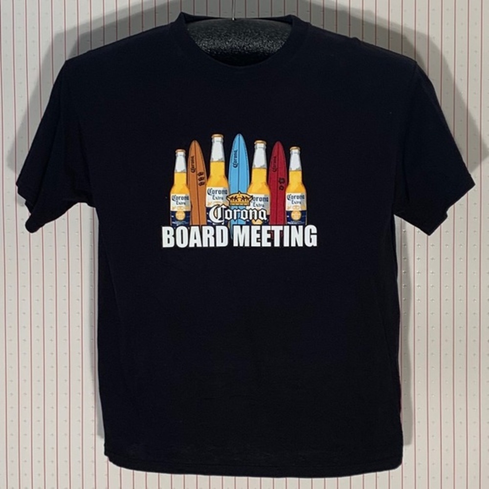 Yazbek black ‘Corona Extra’ tee shirt.